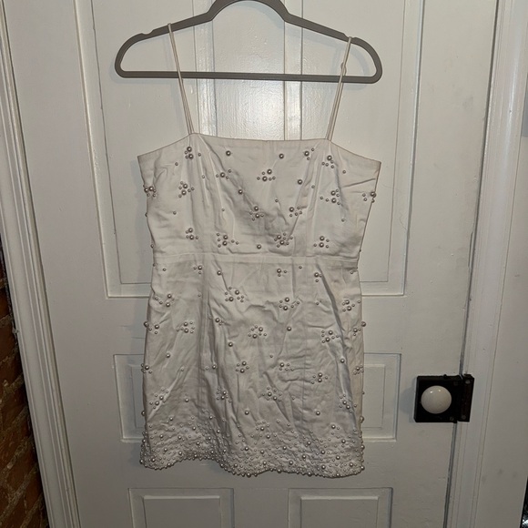 BHLDN White Pearl-Embellished Dress - Picture 5 of 7
